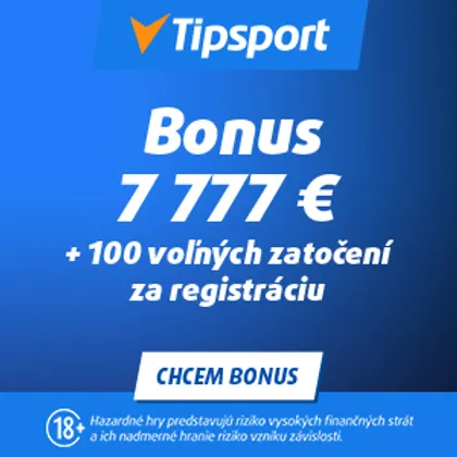 Tipsport vstupný bonus