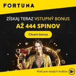 fortuna 444 free spinov casino vstupný bonus
