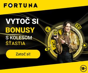 Koleso šťastia bonusy vo Fortuna