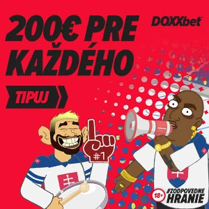 DOXXbet 200€ vstupný bonus počas MS