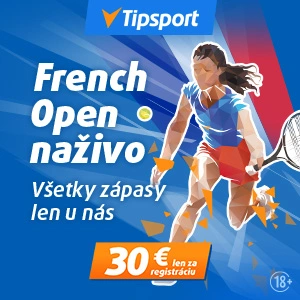 French Open naživo na TIpsport TV