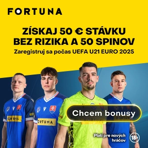 Fortuna ME futbal bonusy za registráciu