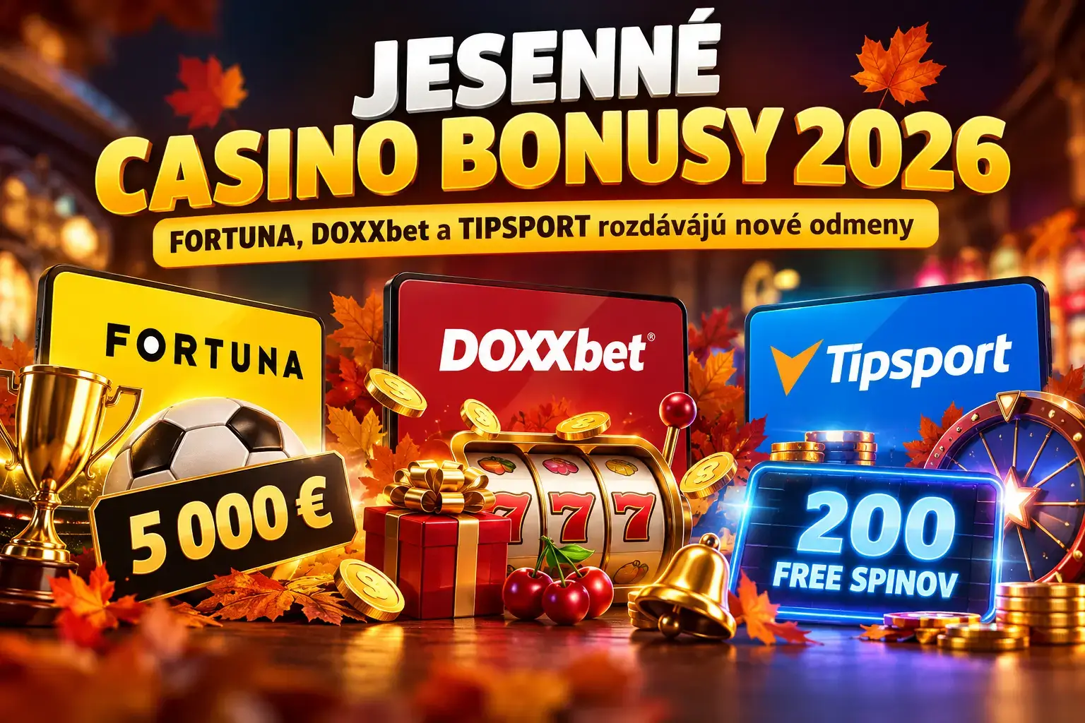 Jesenné casino bonusy 2026
